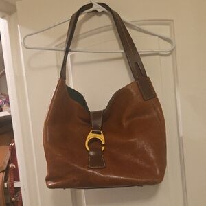 Dooney & Bourke Tan Leather Hobo Bag